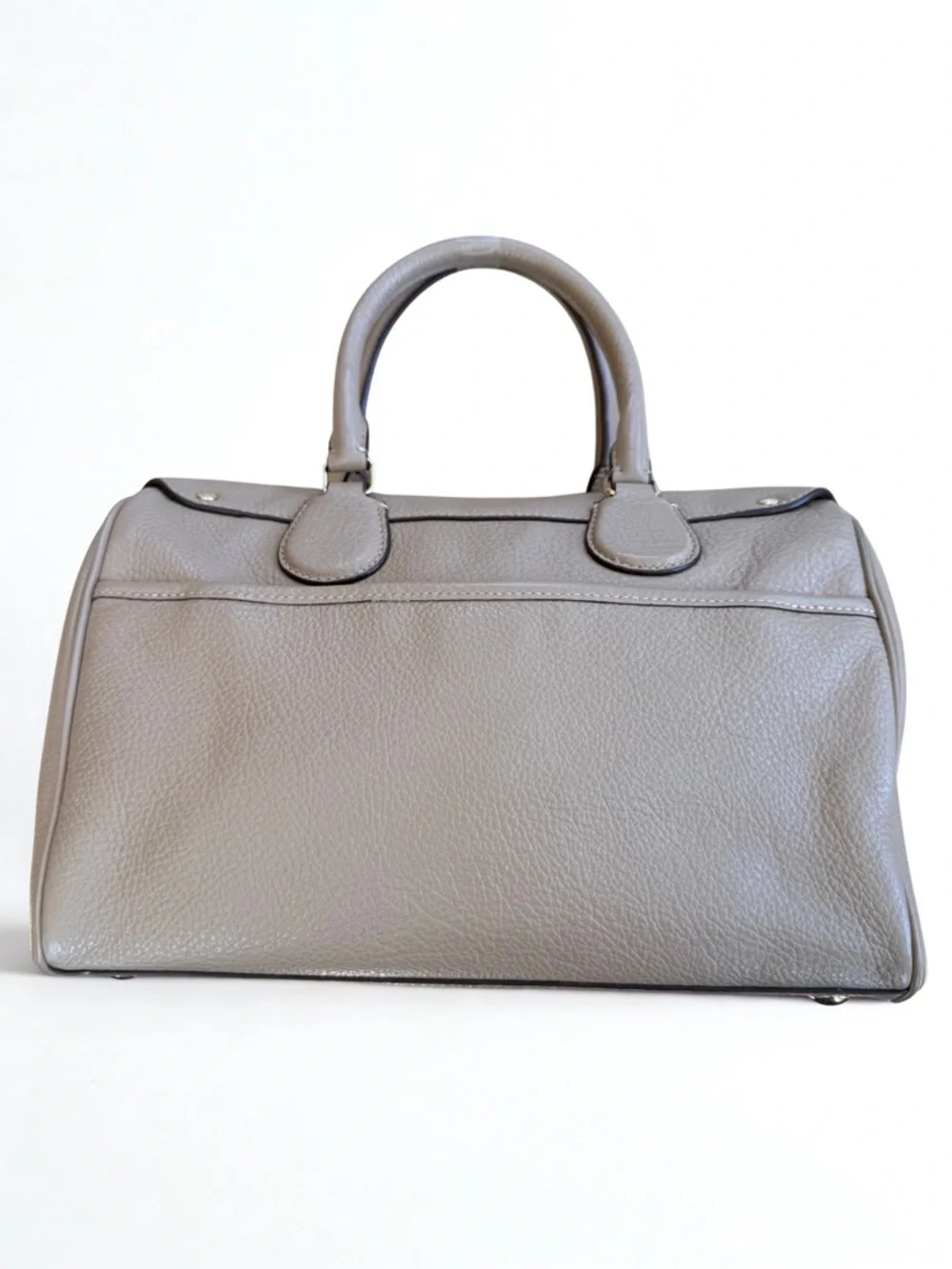 COACH Bennett Satchel in Pebble Leather Taupe F36672 - Excellent Condition - Picture 3 of 7